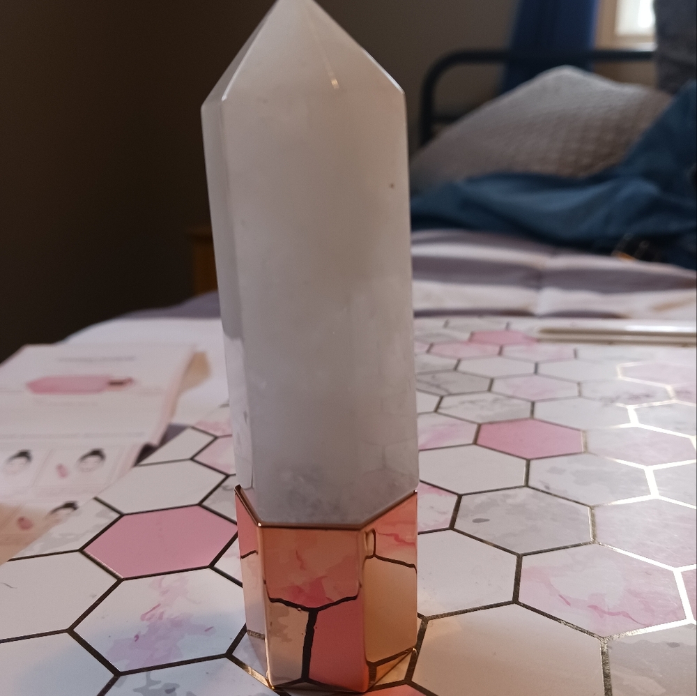 Crystal carved roller/applicator